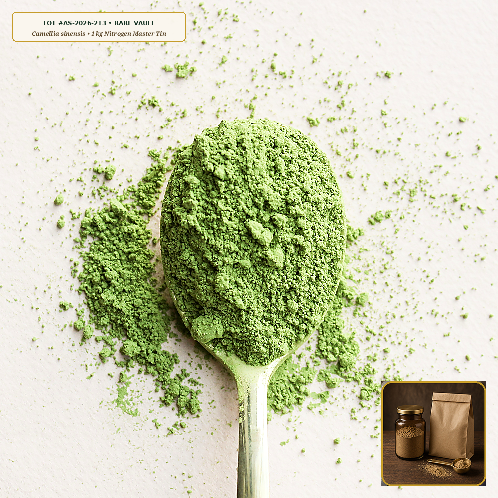 Uji Ceremonial First-Flush Shade-Grown Tencha & Matcha Master Tin (Camellia sinensis) — Apothecary Supply Monograph