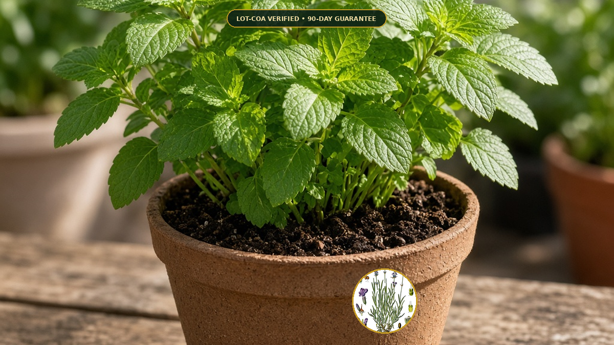 Live English Lavender Munstead Hidcote Plant Monograph — Live English Lavender (Munstead/Hidcote) Plant (Lavandula angustifolia) • Protocol: 1 rooted starter at Room-temp water (48-hr shade acclimation, Pot up to 1-gal) 