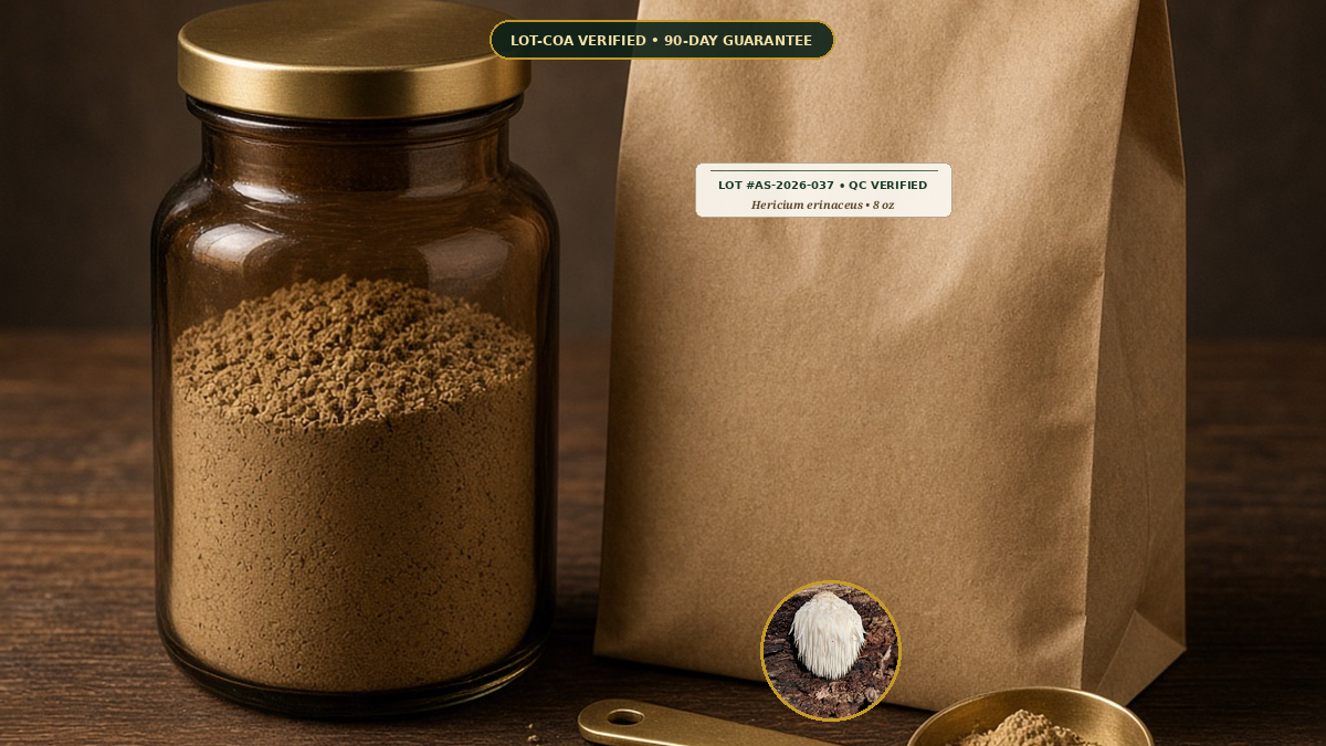 Apothecary Supply Herbal Preparation Guide — Lions Mane Mushroom Coffee Vs Pure Fruiting Body Powder Caffeine Free Beta Glucan Guide (COA Verified, St. Petersburg, FL)